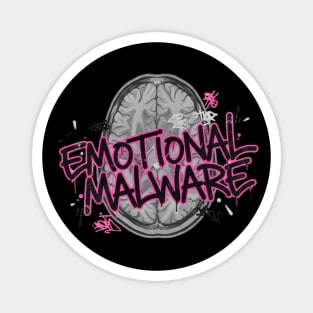Emotional Malware – Graffiti Brain Art for the Overthinkers Magnet